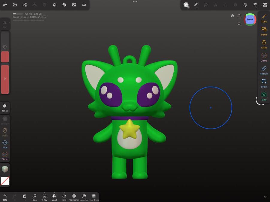 alien cat (sculpt)