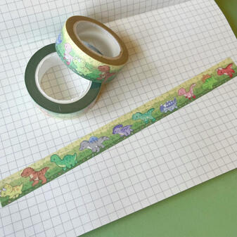 dinosaurs washi tape