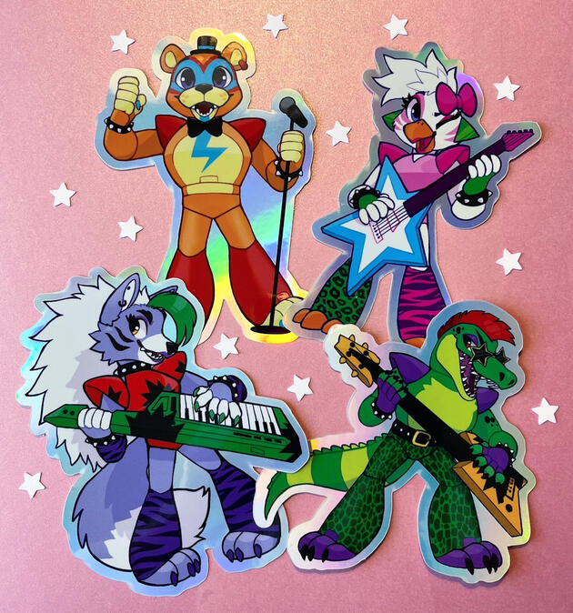 holographic vinyl stickers