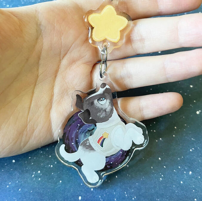 "Laika" charm