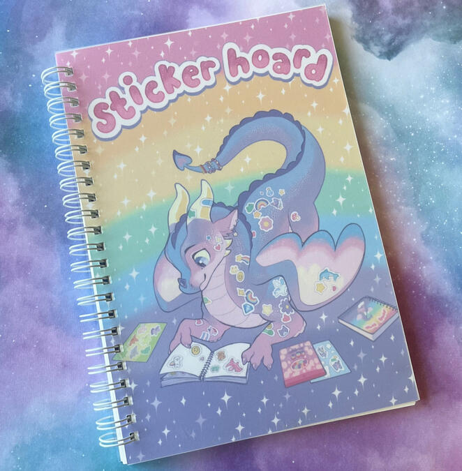 &quot;sticker hoard&quot; reusable sticker book