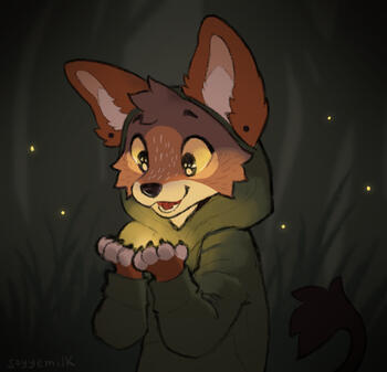 catching fireflies