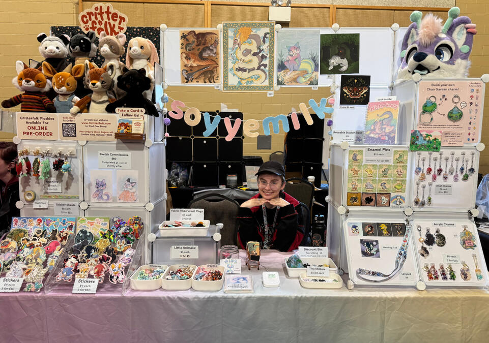 Anthro Weekend Utah 2025 (Critter Folk plushies by my partner, CritterValley)